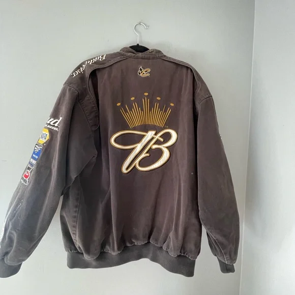 Vintage Budweiser NASCAR Racing Jacket Size XL - Picture 8 of 12
